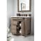 James Martin Vanities Bristol 30in Single Vanity, Whitewashed Walnut w/ 3 CM White Zeus Quartz Top 157-V30-WW-3WZ - alternate 3
